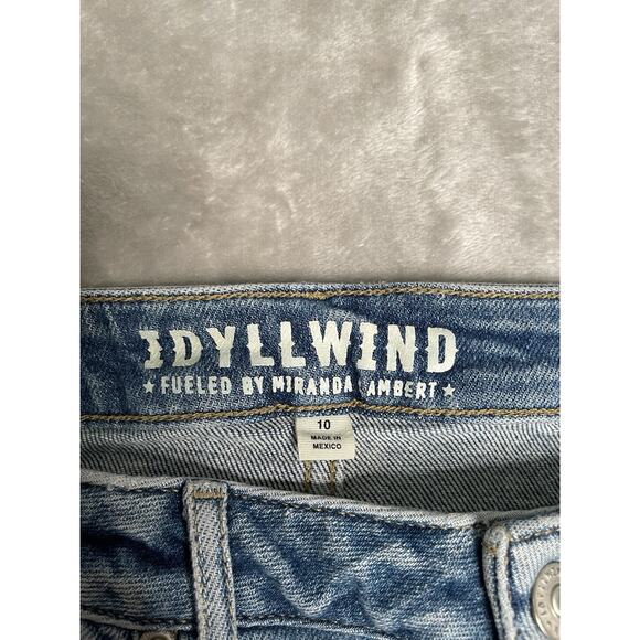 Idyllwind by Miranda Lambert Jeans Womens 10 / 34 Bootcut Light Wash Mid Rise - Picture 10 of 11